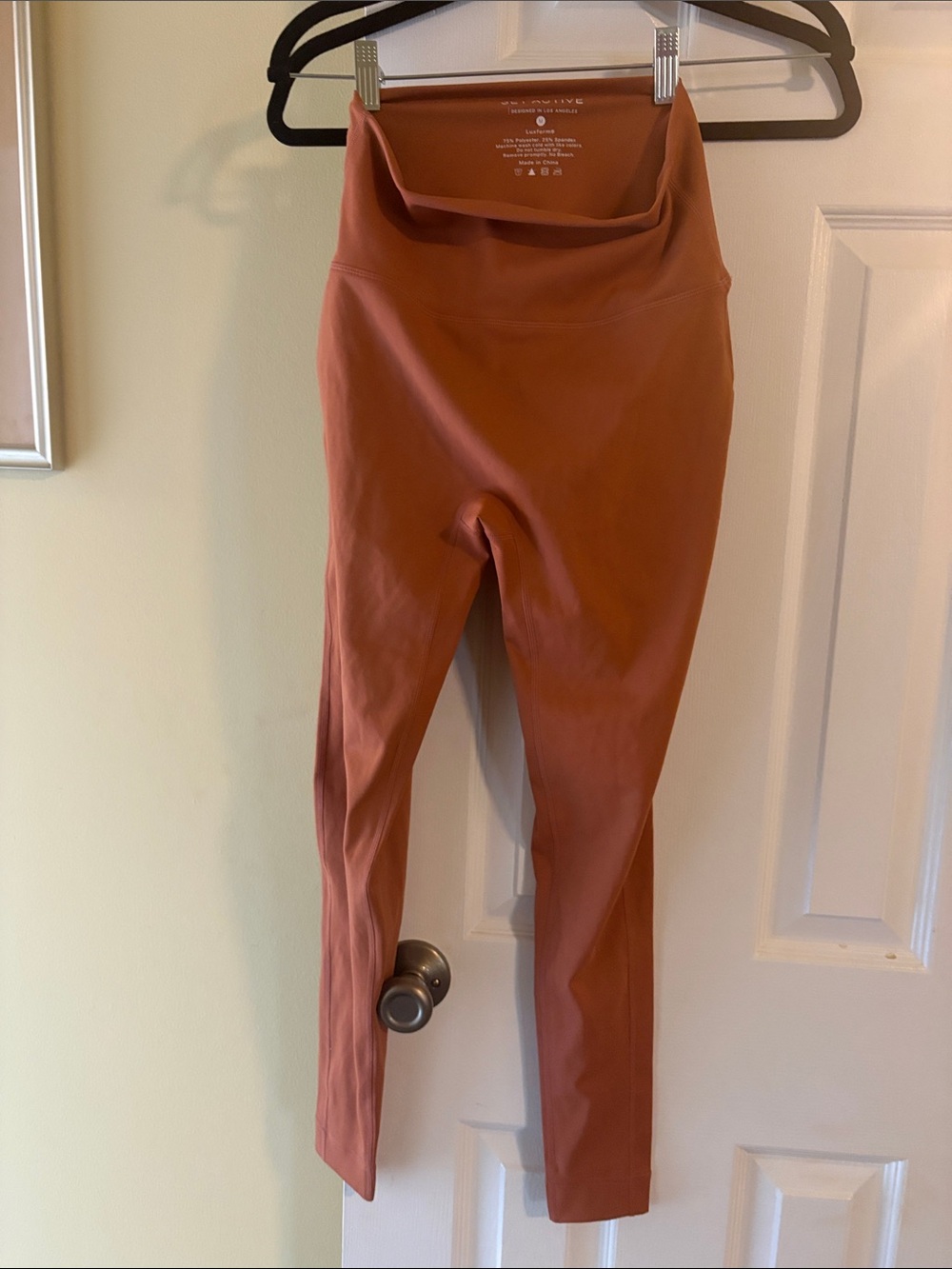 SET Active High-Rise Leggings in Rust